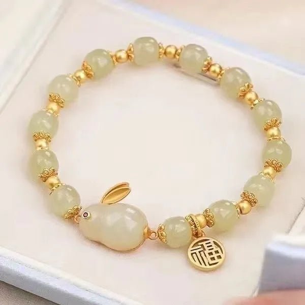 Chinese style Jade Rabbit Bracelet - Oreela
