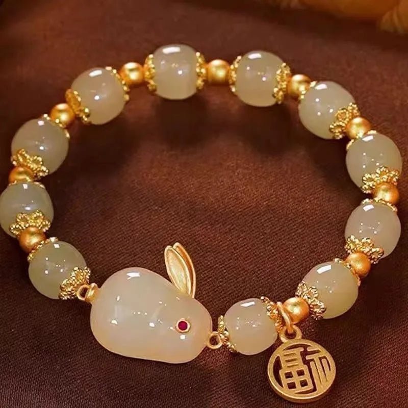 Chinese style Jade Rabbit Bracelet - Oreela