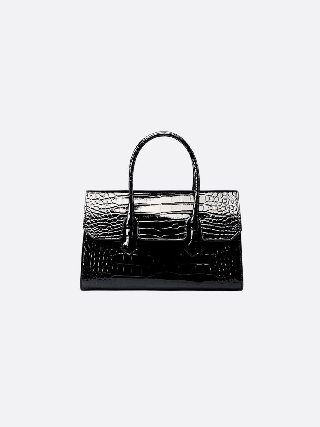 Crocodile - Effect Leather Bag - Oreela