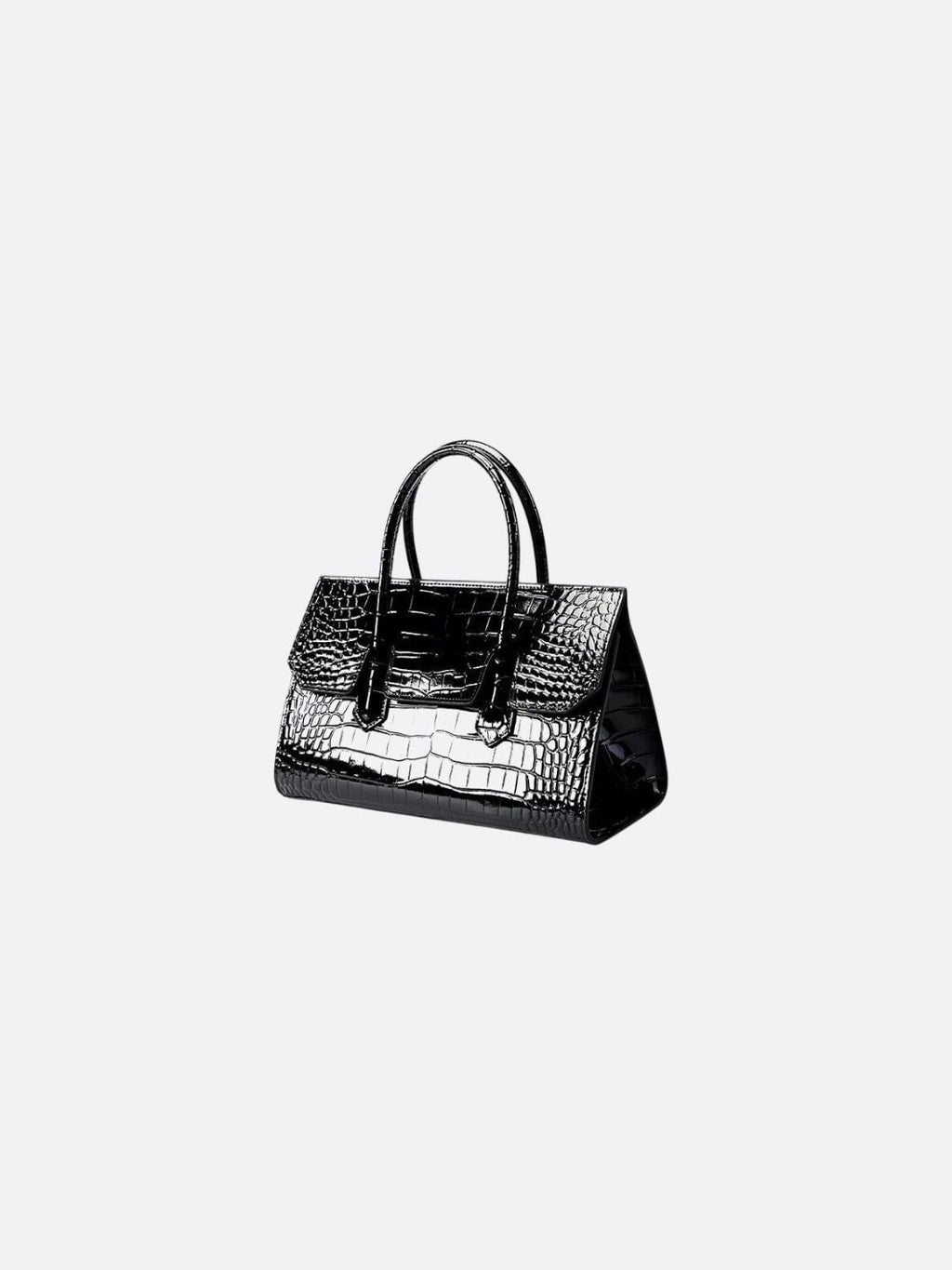 Crocodile - Effect Leather Bag - Oreela