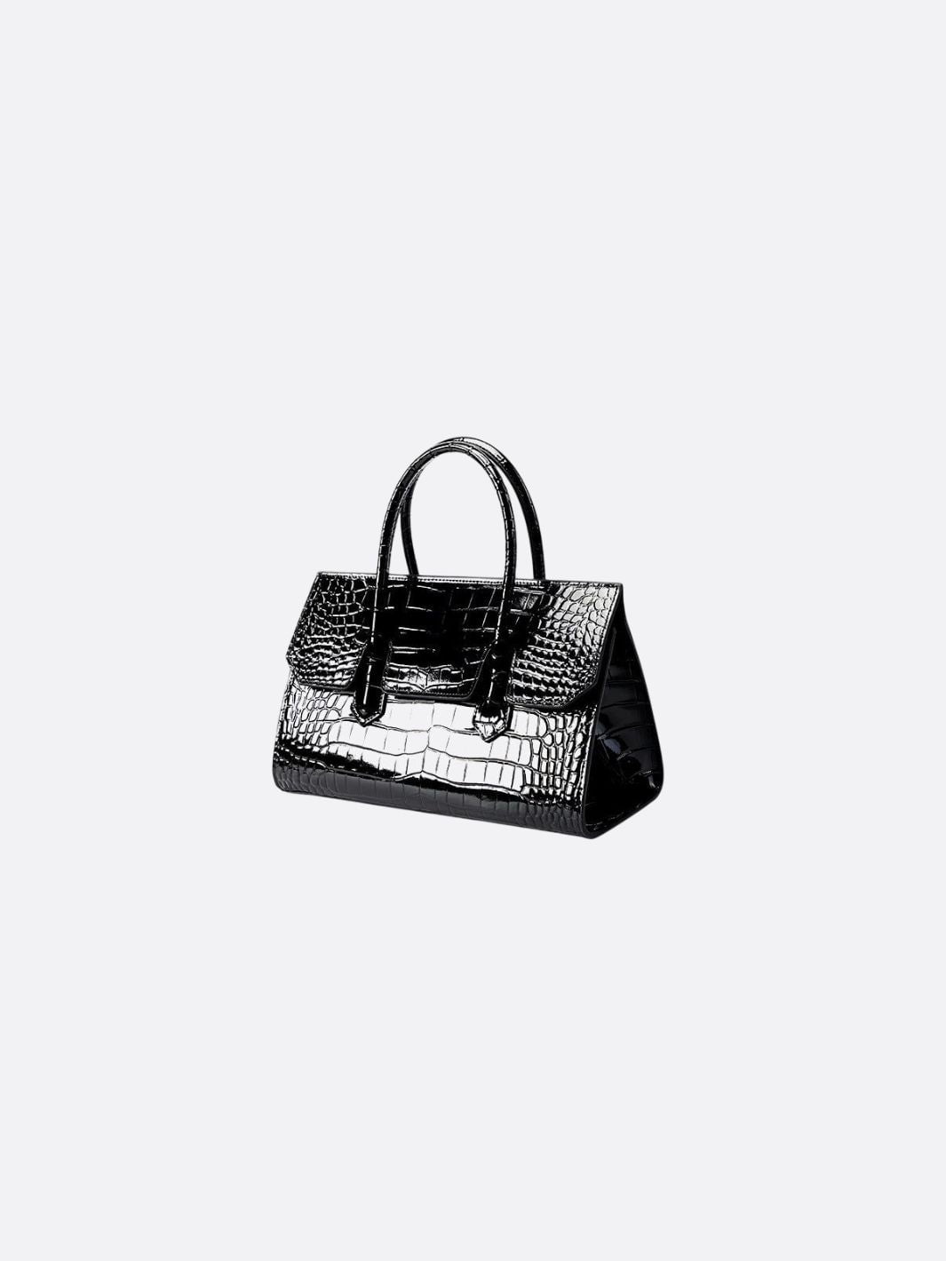 Crocodile - Effect Leather Bag - Oreela