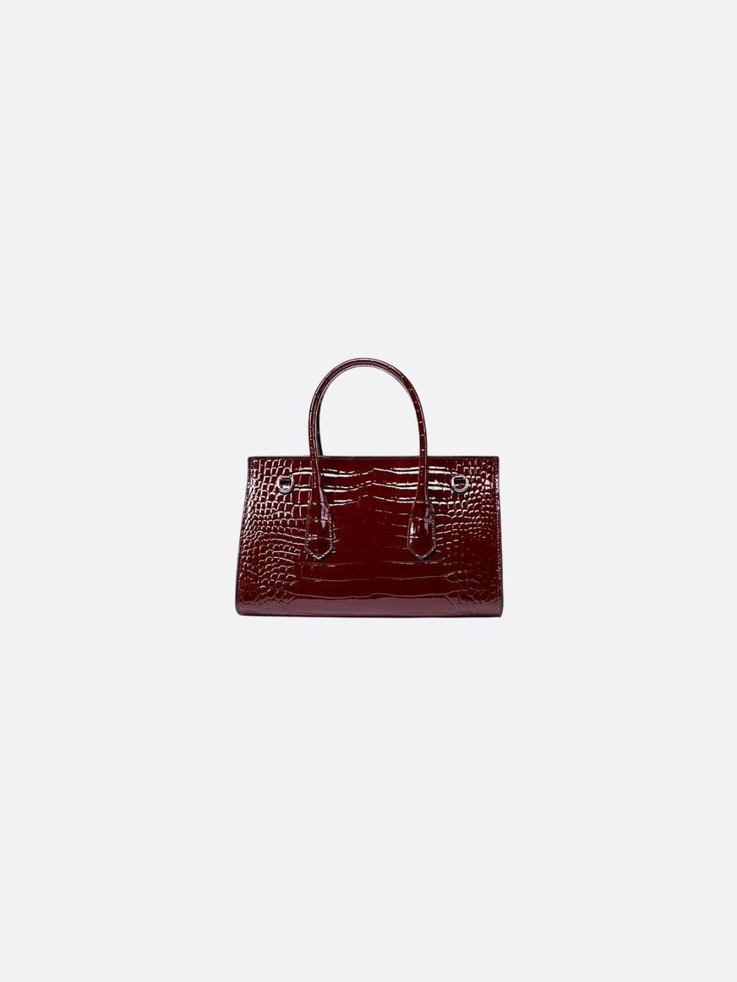 Crocodile - Effect Leather Bag - Oreela