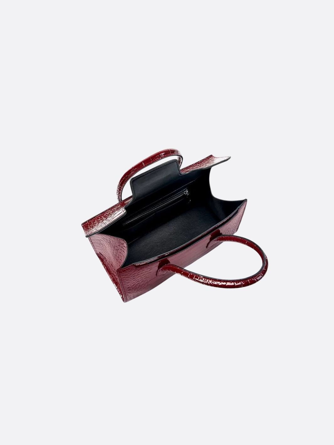 Crocodile - Effect Leather Bag - Oreela