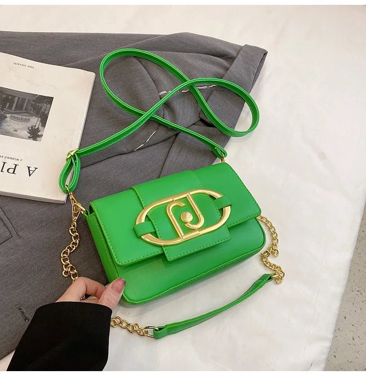 Designer Handbags For Women Leather Metal Buckle. 2025 Ladies Messenger Bag - Oreela