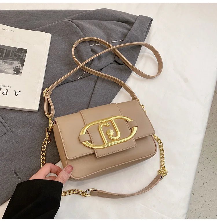 Designer Handbags For Women Leather Metal Buckle. 2025 Ladies Messenger Bag - Oreela