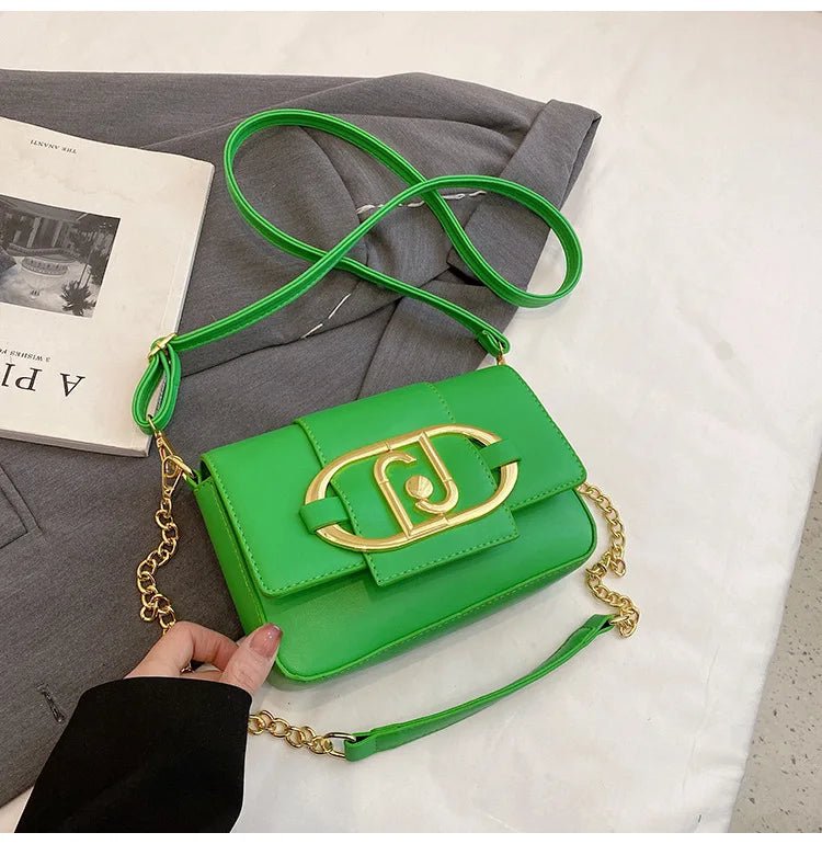 Designer Handbags For Women Leather Metal Buckle. 2025 Ladies Messenger Bag - Oreela