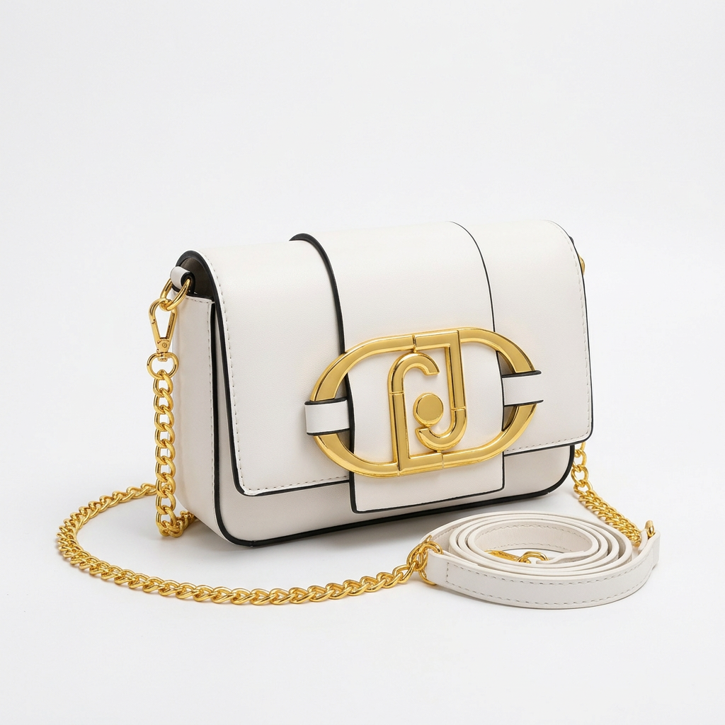 Signature Elegance Buckle Crossbody Bag