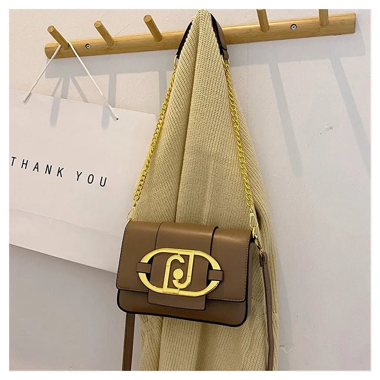 Designer Handbags For Women Leather Metal Buckle. 2025 Ladies Messenger Bag - Oreela