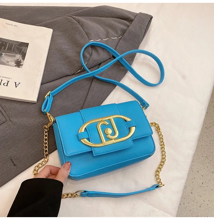 Designer Handbags For Women Leather Metal Buckle. 2025 Ladies Messenger Bag - Oreela