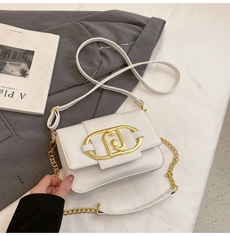 Designer Handbags For Women Leather Metal Buckle. 2025 Ladies Messenger Bag - Oreela