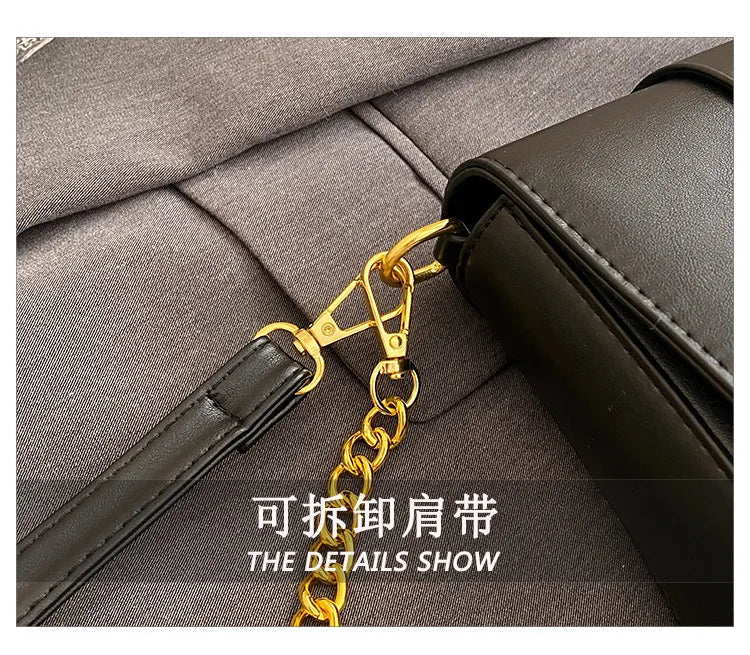 Designer Handbags For Women Leather Metal Buckle. 2025 Ladies Messenger Bag - Oreela