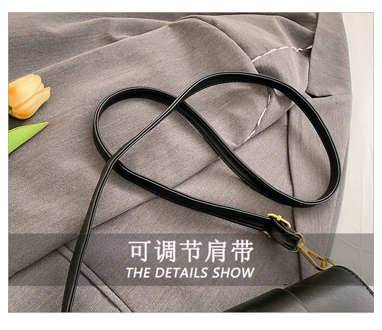 Designer Handbags For Women Leather Metal Buckle. 2025 Ladies Messenger Bag - Oreela