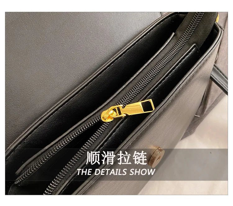 Designer Handbags For Women Leather Metal Buckle. 2025 Ladies Messenger Bag - Oreela