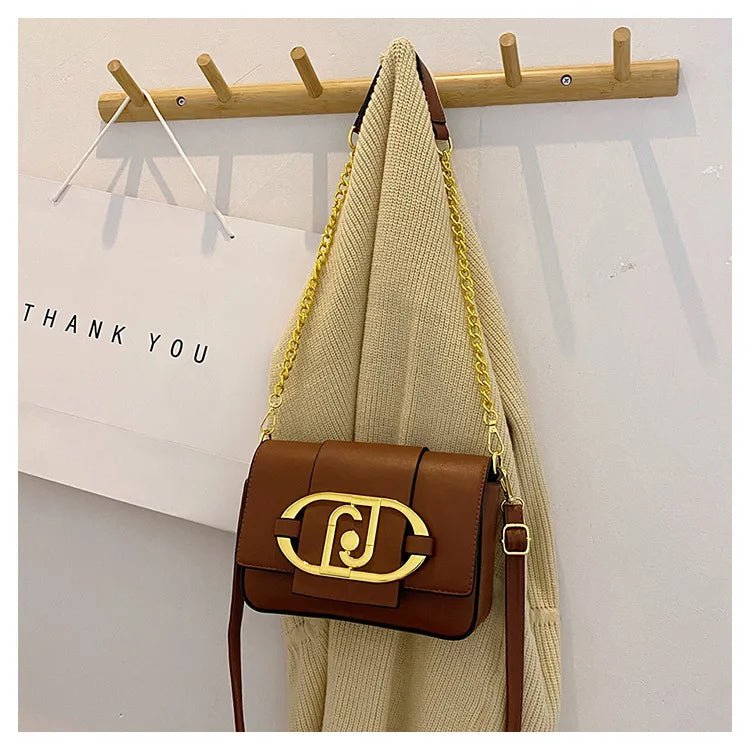 Designer Handbags For Women Leather Metal Buckle. 2025 Ladies Messenger Bag - Oreela