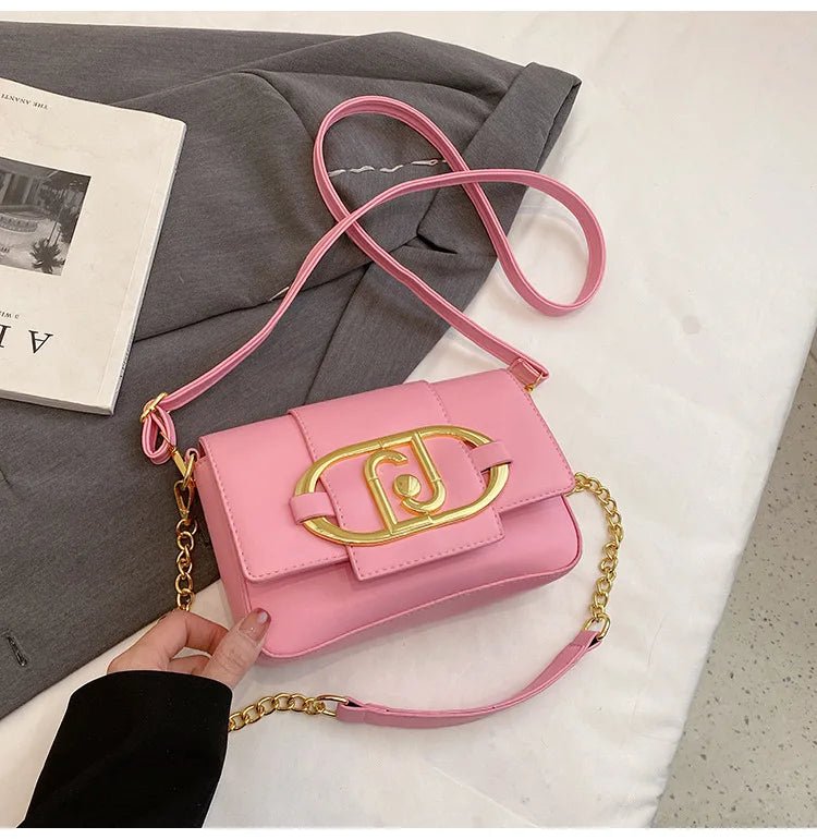 Designer Handbags For Women Leather Metal Buckle. 2025 Ladies Messenger Bag - Oreela