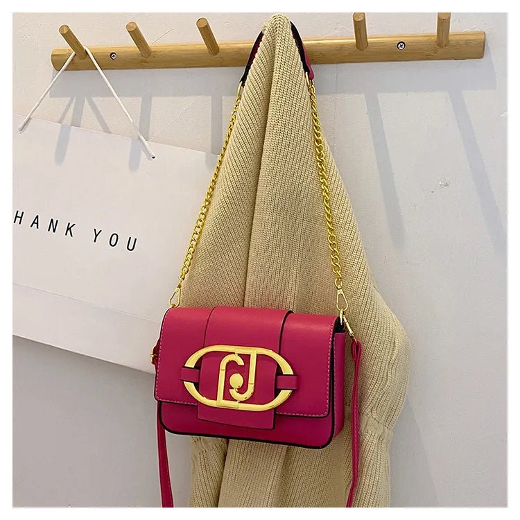 Designer Handbags For Women Leather Metal Buckle. 2025 Ladies Messenger Bag - Oreela