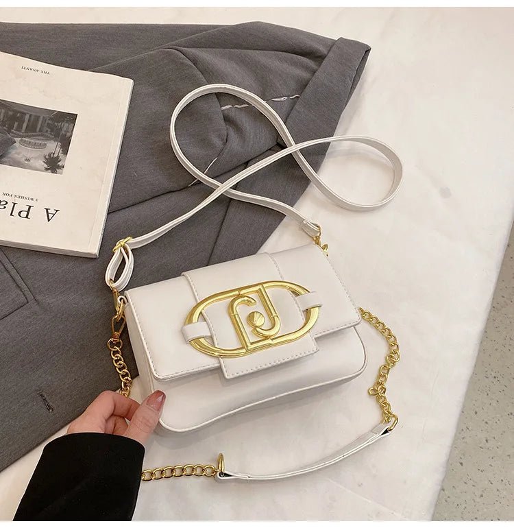 Designer Handbags For Women Leather Metal Buckle. 2025 Ladies Messenger Bag - Oreela