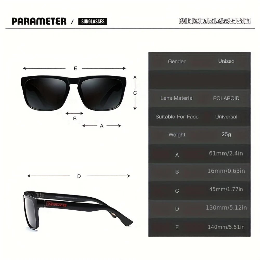 DUBERY Polarized Fashion Sunglasses For Men And Women 10 Colors - Oreela