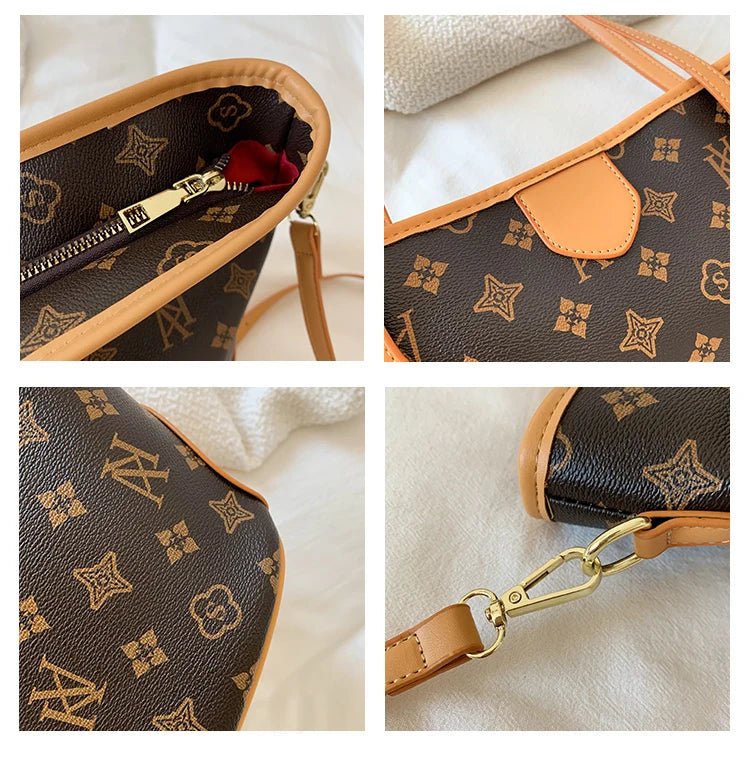 Elegant Crossbody Bag For Women, Leather Messenger Bag Classic Design By Famous Designer Luxury Brand Ladies - Oreela