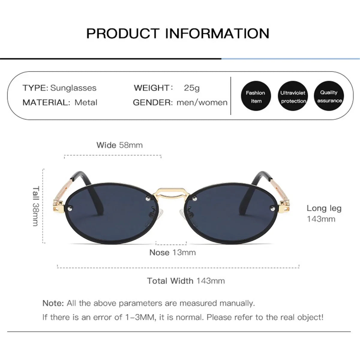 Fashion Sunglasses for Men & Women - Oreela