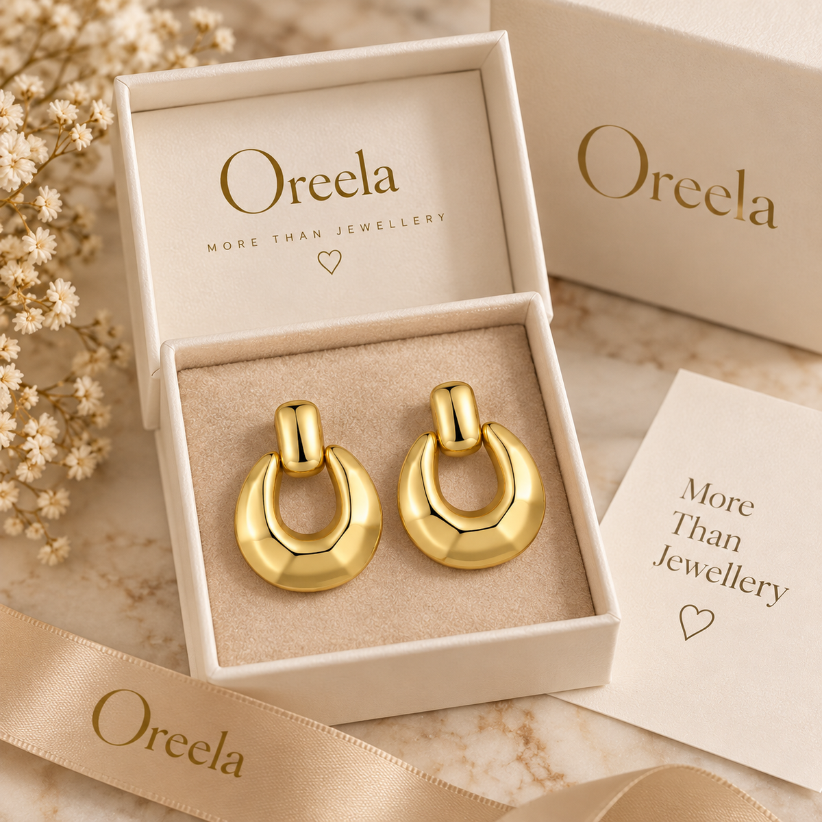 Gold Plated Hoops