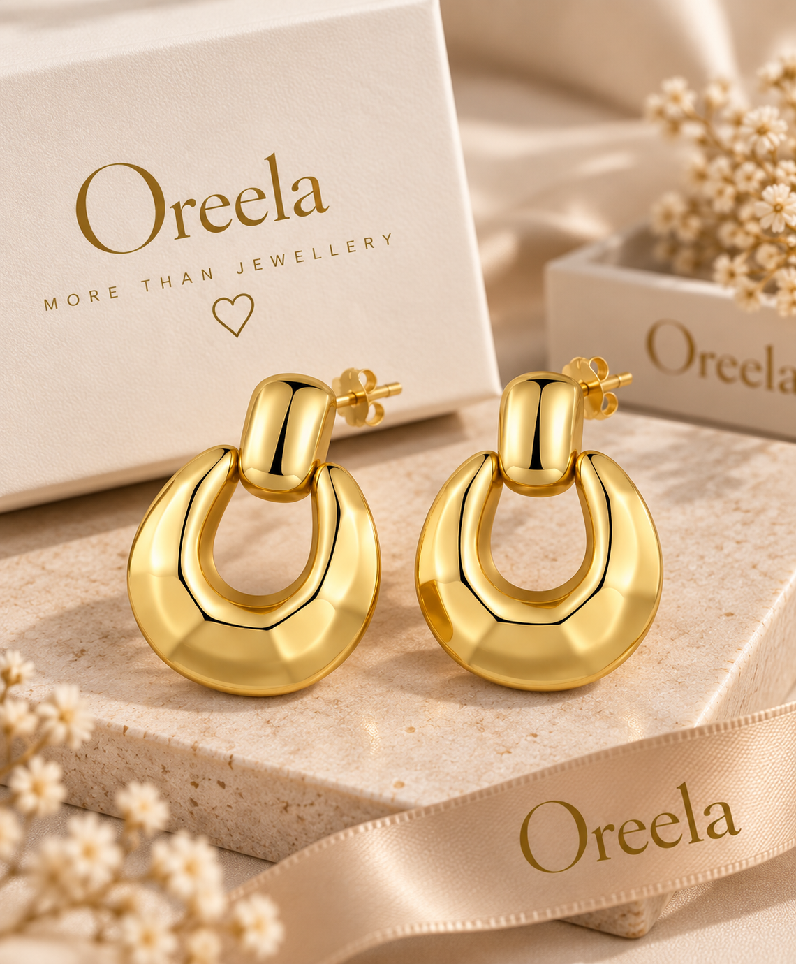 Gold Plated Hoops