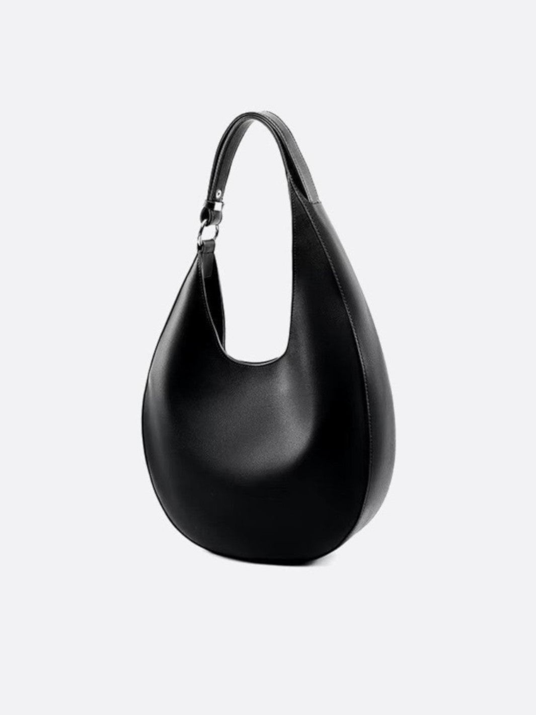 Half - Moon Minimalist Leather Crossbody Bag - Oreela