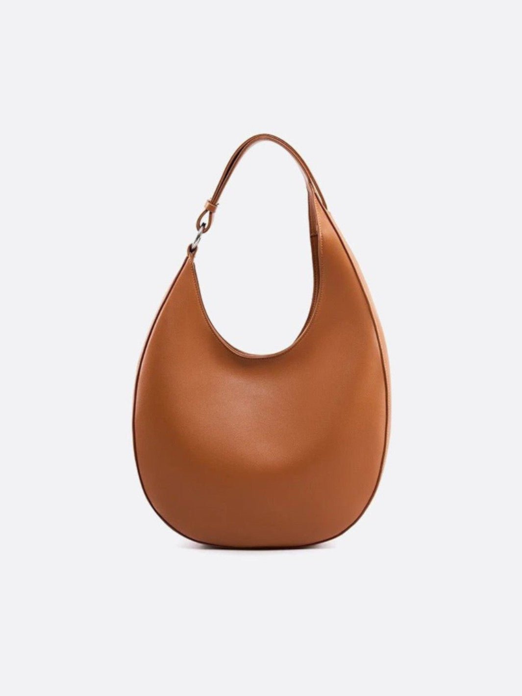 Half - Moon Minimalist Leather Crossbody Bag - Oreela