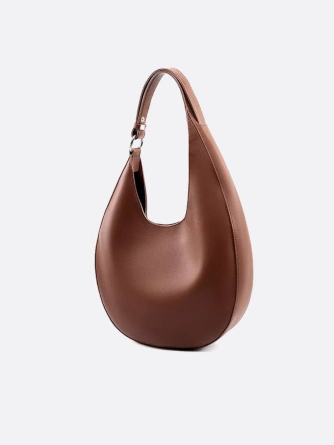 Half - Moon Minimalist Leather Crossbody Bag - Oreela