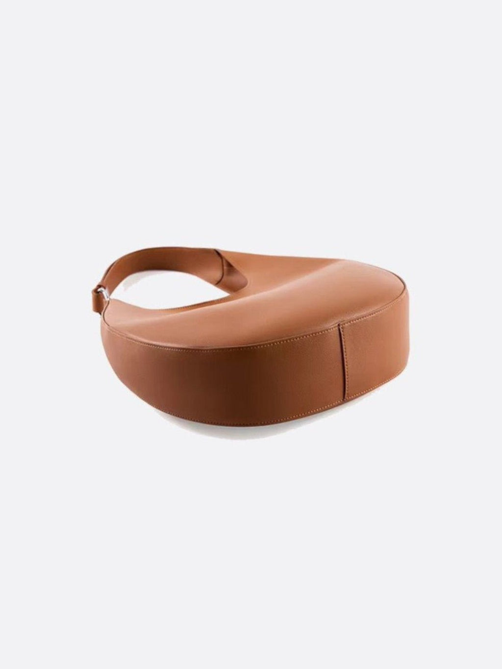 Half - Moon Minimalist Leather Crossbody Bag - Oreela