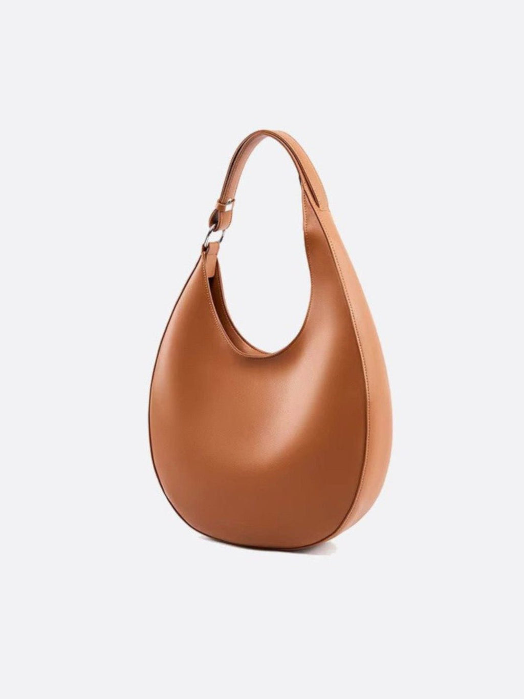 Half - Moon Minimalist Leather Crossbody Bag - Oreela