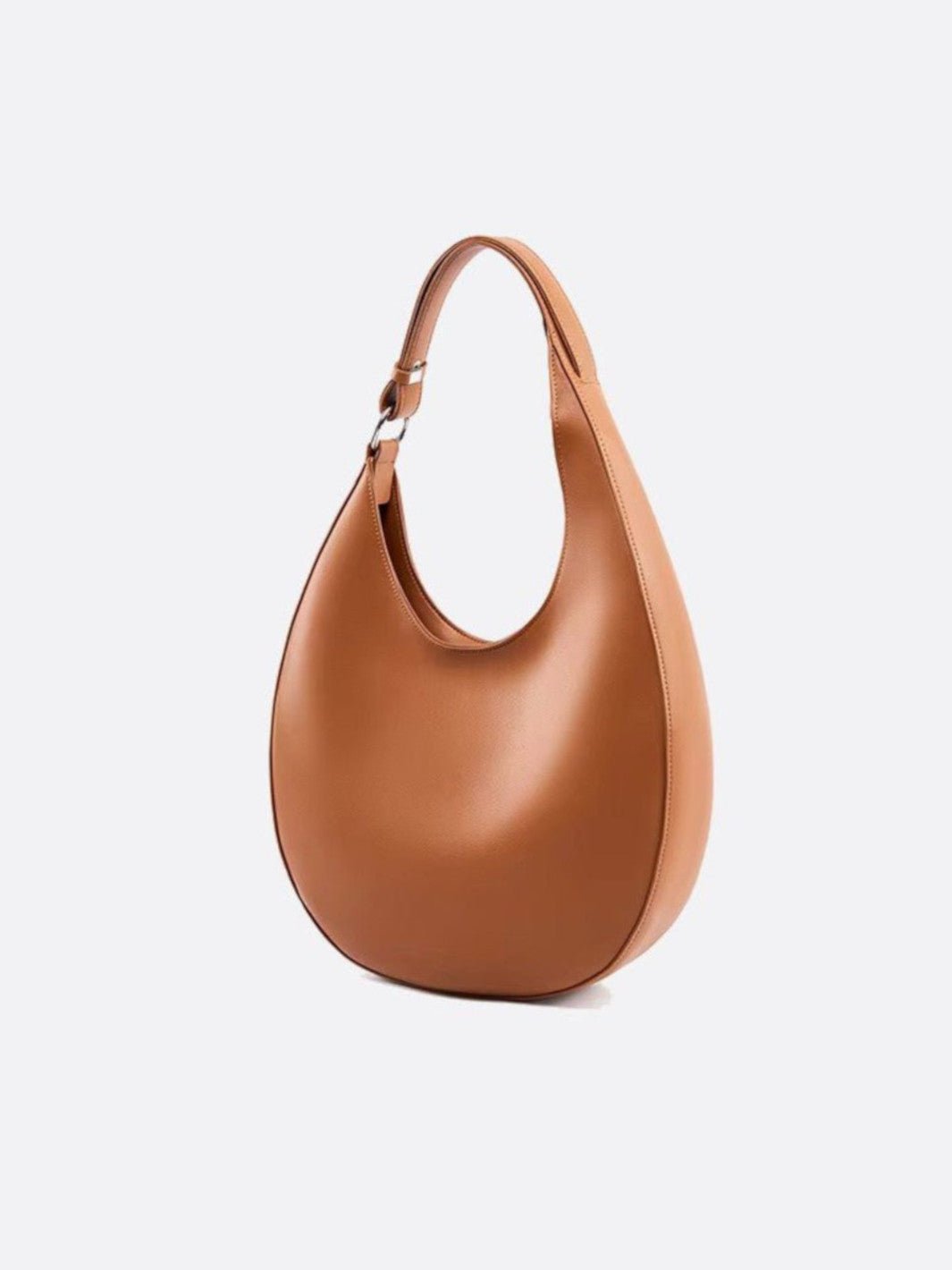 Half - Moon Minimalist Leather Crossbody Bag - Oreela