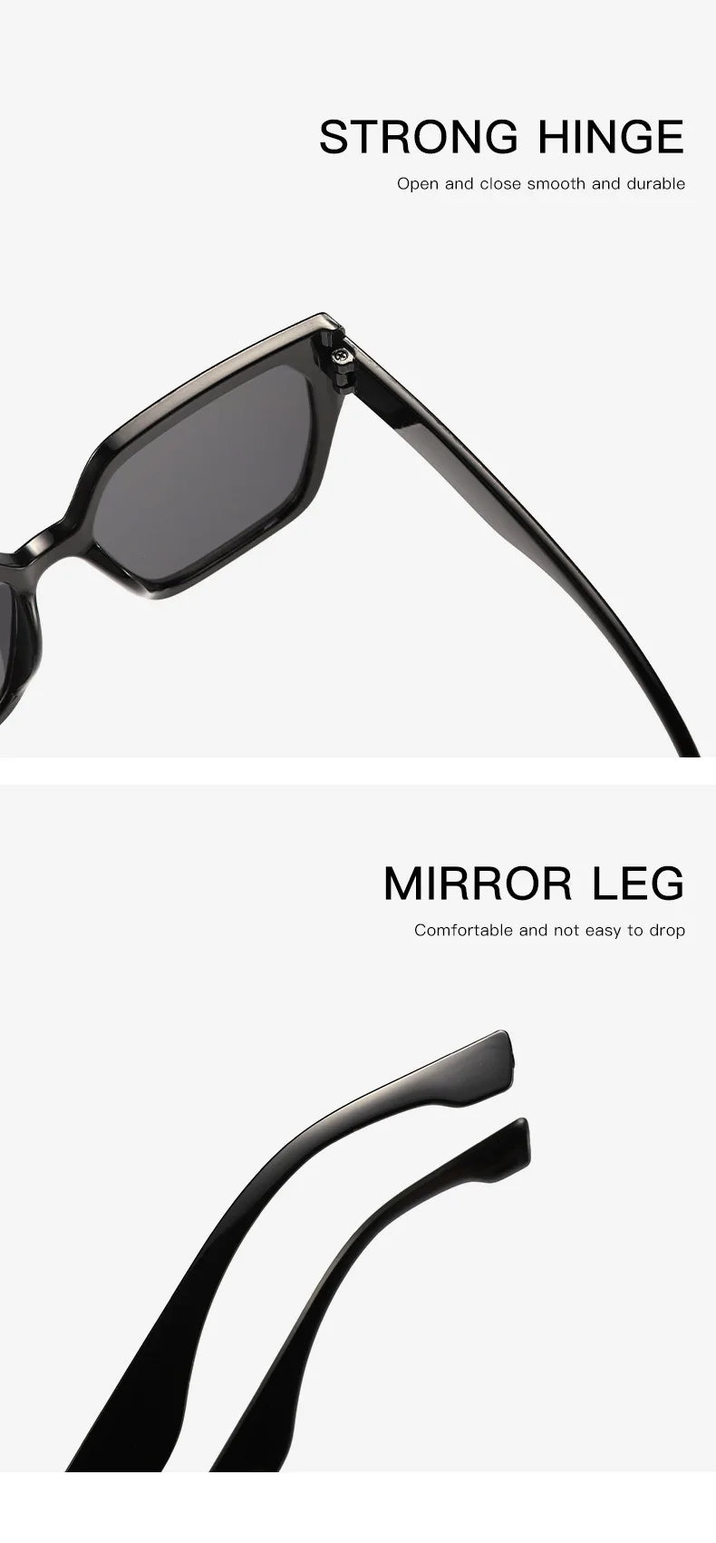 Large Frame Square Sunglasses For Women Trendy Brand Designer - Oreela