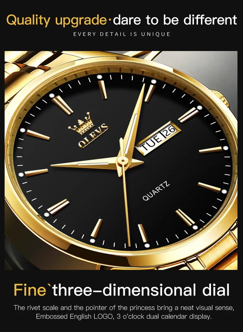 Luxury Men's Classic Wrist Watch - Oreela