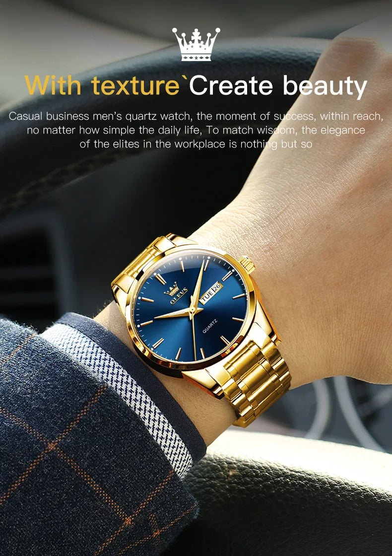Luxury Men's Classic Wrist Watch - Oreela