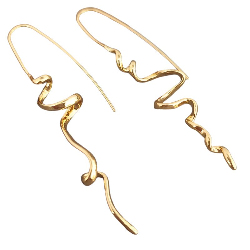 Abstract Three - Dimensional Design Earrings - Oreela