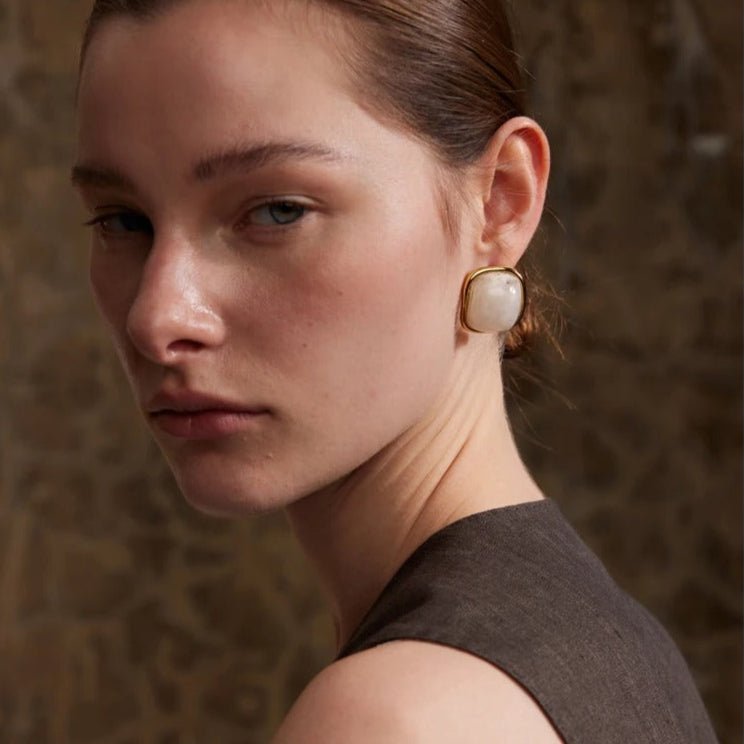 18K Gold - Plated Summer Charm Earrings - Oreela