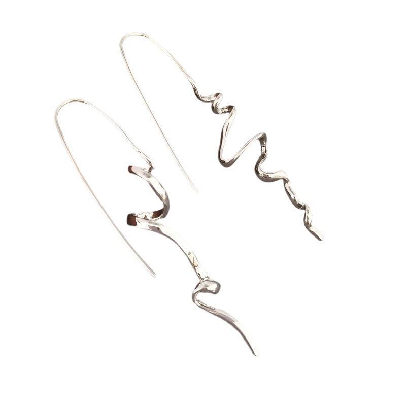 Abstract Three - Dimensional Design Earrings - Oreela