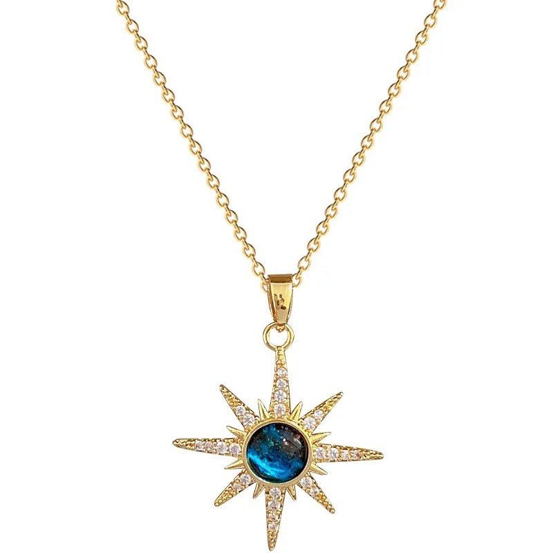 Starburst Pendant Necklace - Oreela
