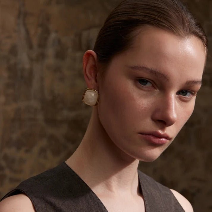 18K Gold - Plated Summer Charm Earrings - Oreela