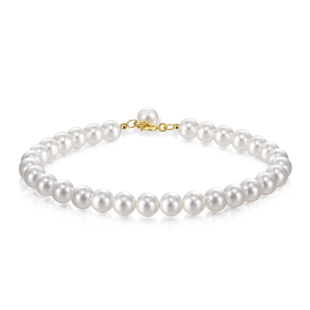 Sterling Silver Pearl Bracelet - Oreela