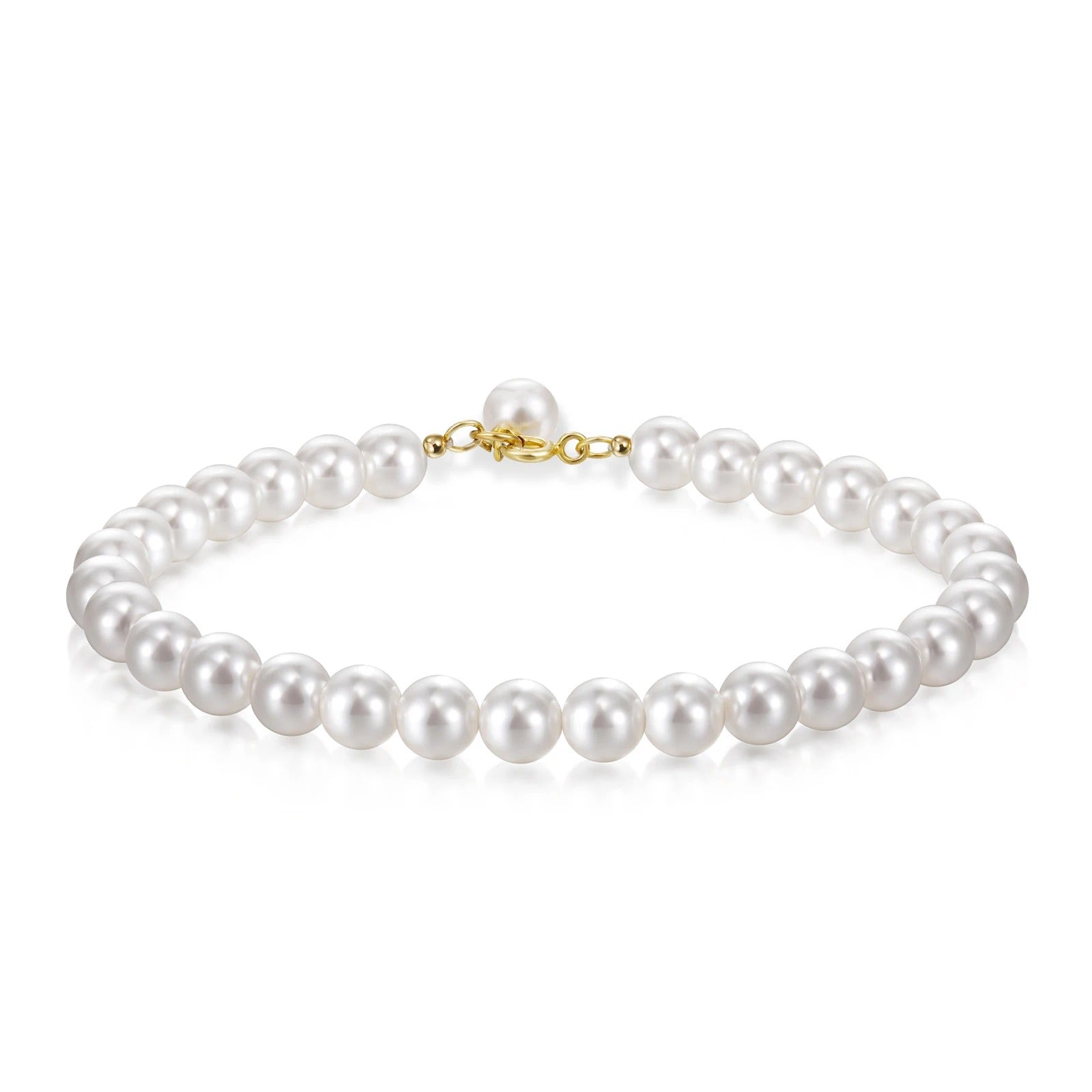 Sterling Silver Pearl Bracelet - Oreela