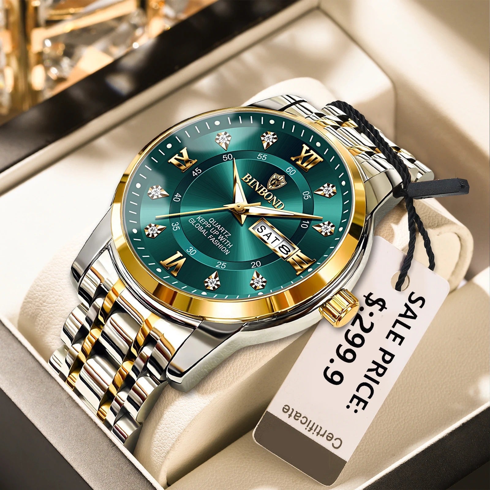 Men’s Luxury Diver Quartz Watch - Oreela