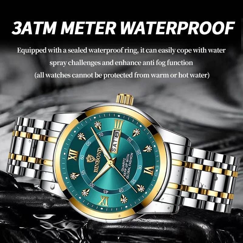 Men’s Luxury Diver Quartz Watch - Oreela