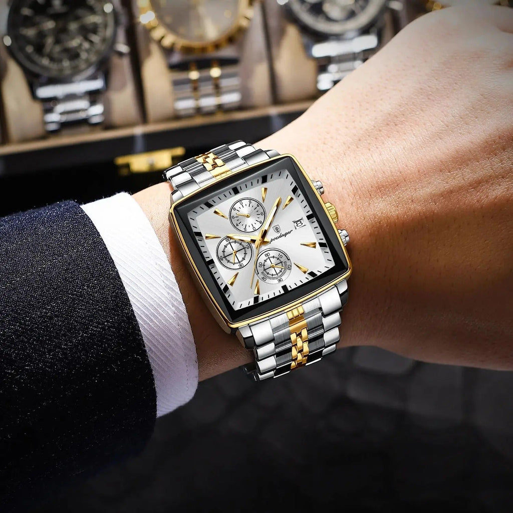 Men’s Luxury Square Chronograph Watch - Oreela