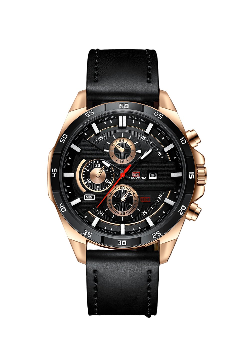 Men’s Racing Style Sports Quartz Watch - Oreela