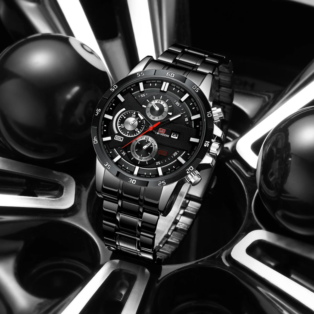 Men’s Racing Style Sports Quartz Watch - Oreela