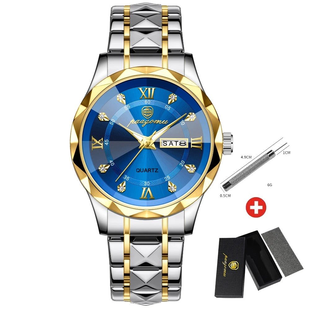 Men’s Stainless Steel Quartz Watch - Oreela
