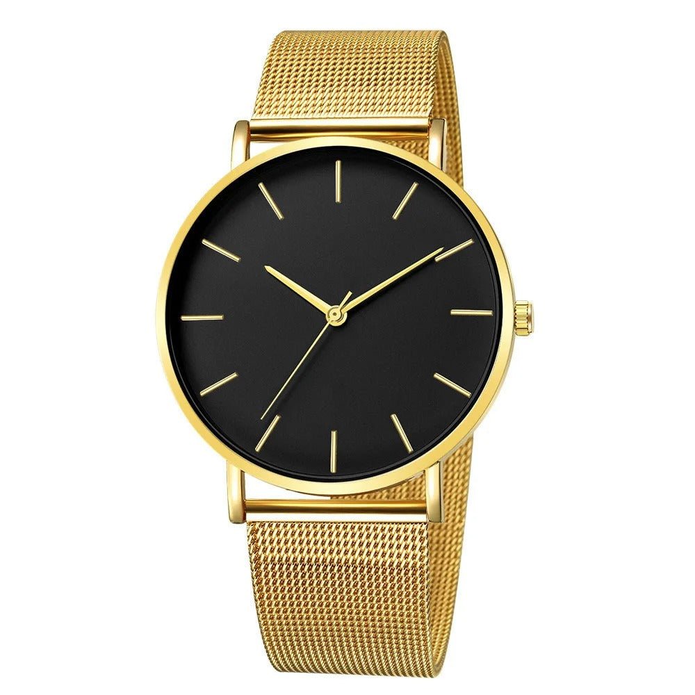 Men’s Ultra Thin Mesh Strap Quartz Watch - Oreela