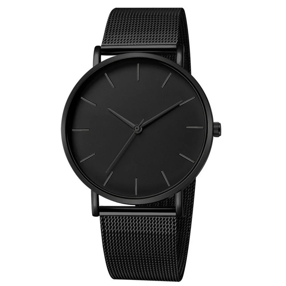 Men’s Ultra Thin Mesh Strap Quartz Watch - Oreela